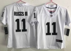 Women Nike Raiders #11 Henry Ruggs III white Color Rush Limited Jersey