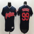 2016 Cleveland Indians #99 Ricky Vaughn dark blue Flexbase Authentic Collection Jersey