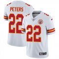 Nike Kansas City Chiefs 22# Marcus Peters white Color Rush Limited Jerseys