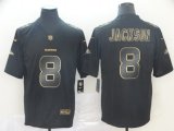 Baltimore Ravens #8 Lamar Jackson black gold Color Rush Limited Jersey