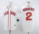 Authentic Boston Red Sox Xander Bogaerts white baseball Jersey-SG