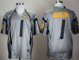 Nike West Virginia Mountaineers Tavon Austin 1 Grey College Football Jersey