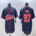 Nike San Francisco 49ers #97 Nick Bosa black baseball jerseys Joint name-BD