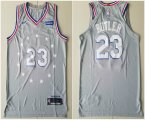 Nike Philadelphia 76ers #23 Jimmy Butler gray basketbal Jerseys-TY