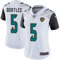 Women Jacksonville Jaguars Blake Bortles #5 white nike Color Rush Limited Jersey