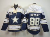 Nike Dallas Cowboys Dez Bryant #88 blue white nfl Hooded Sweatshirt