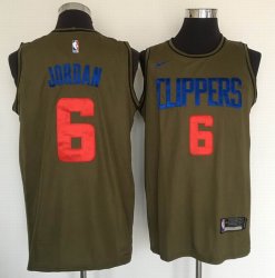 Los Angeles Clippers #6 Deandre Jordan Green nike nba jersey