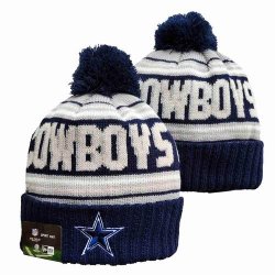 2024 Dallas Cowboys blue white NFL Sports Cuffed Knit Hats 01