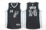 2015 San Antonio Spurs #14 Danny Green black NBA basketball Jersey