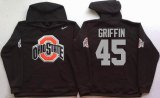 Ohio State Buckeyes Black #45 GRIFFIN NCAA Hooded Sweatshirt