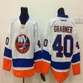 New York Islanders 40# Michael Grabner white ice hockey Jersey