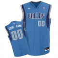 Dallas Mavericks Custom Lt blue adidas Road Jersey for sale