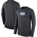 Men's Indianapolis Colts Nike Heathered Charcoal Sideline Seismic Legend Long Sleeve T-Shirt