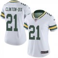 Women Packers #21 Clinton-Dix Nike white Color Rush Limited Jersey