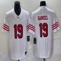 Nike 49ers #19 Deebo Samuel white red Color Rush Limited Jersey -BD 03