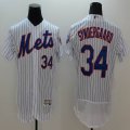 2016 New York Mets 34# Noah Syndergaard white elite baseball jersey