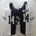 Nike Seattle Seahawks #14 D.K. Metcalf white black Color Rush Limited Jersey Split-BD