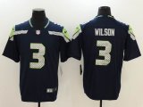 Seattle Seahawks #3 Russell Wilson Nike blue Color Rush Limited Jersey