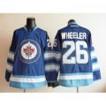 Blake Wheeler Jersey 26 Blue Winnipeg Jets Jersey