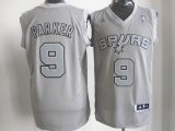 Adidas San Antonio Spurs PARKER 9# Grey NBA Christmas Jerseys