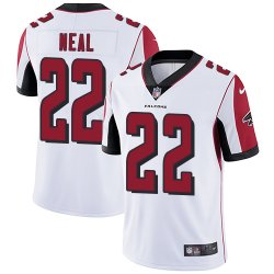 Custom Nike Atlanta Falcons #22 Keanu Neal white color Rush Limited Jersey