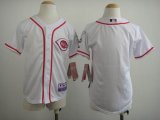 Cincinnati Reds blank White kid mlb jerseys