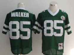 Wesley Walker New York Jets #85 1984 AFL Silver Anni M&N Throwback Green NFL