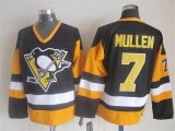 Pittsburgh Penguins #7 Joe Mullen Black CCM Ice hockey jersey