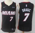 Nike Miami Heat #7 Goran Dragic black nba basketball jersey