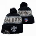 2024 Oakland Raiders black gray NFL Sports Cuffed Knit Hats