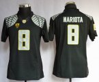 Women Oregon Duck Marcus Mariota 8 College Football Limited Jerseys - Black