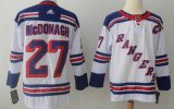 Adidas New York Rangers Ryan McDonagh #27 white hockey jersey