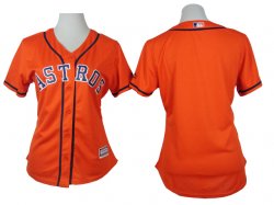 women Houston Astros blank orange MLB baseball Jerseys