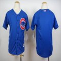 Chicago Cubs Blank Blue Cool Base Stitched Youth Baseball Jersey