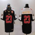 Nike San Francisco 49ers #23 Christian McCaffrey black white Nike Vapor F.U.S.E. Limited Jersey-BD 02