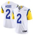 Nike Los Angeles Rams Rams #2 Robert Woods white Color Rush Limited Jersey