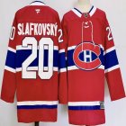 Montreal Canadiens #20 Juraj Slafkovsky red hockey jersey-PD