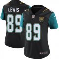 Women Jacksonville Jaguars ##89 Marcedes Lewis black nike Color Rush Limited Jersey