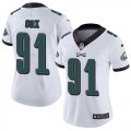 Women Nike Philadelphia Eagles #91 Fletcher Cox white Color Rush Limited Jersey