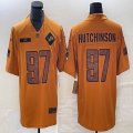 Detroit Lions #97 Aidan Hutchinson 2023 Brown Salute To Service Limited Jerseys