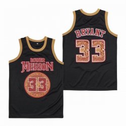 Kobe Bryant #33 jerseys High School Edition black basketball Jersey -SG