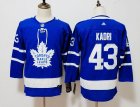 Women Adidas Toronto Maple Leafs #43 Nazem Kadri blue hockey jersey