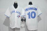 Toronto Blue Jays #10 Edwin Encarnacion white kid majestic baseball Jerseys