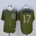 Chicago Cubs Kris Bryant #17 green MLB baseball jersey