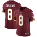 Washington Redskins #8 Kirk Cousins Nike red Color Rush Limited Jersey