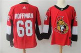 Adidas Ottawa Senators #68 Mike Hoffman Red hockey jersey