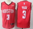 Nike Houston Rockets #3 Chris Paul red basketball jerseys-S8