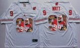 Wisconsin Badgers #99 J.J. Watt white fashion college football jersey