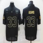 Nike New York Jets #33 Jamal Adams black Salute To Service Limited Jersey-BD