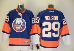 New York Islanders #29 Brock Nelson jersey blue Hockey Jersey